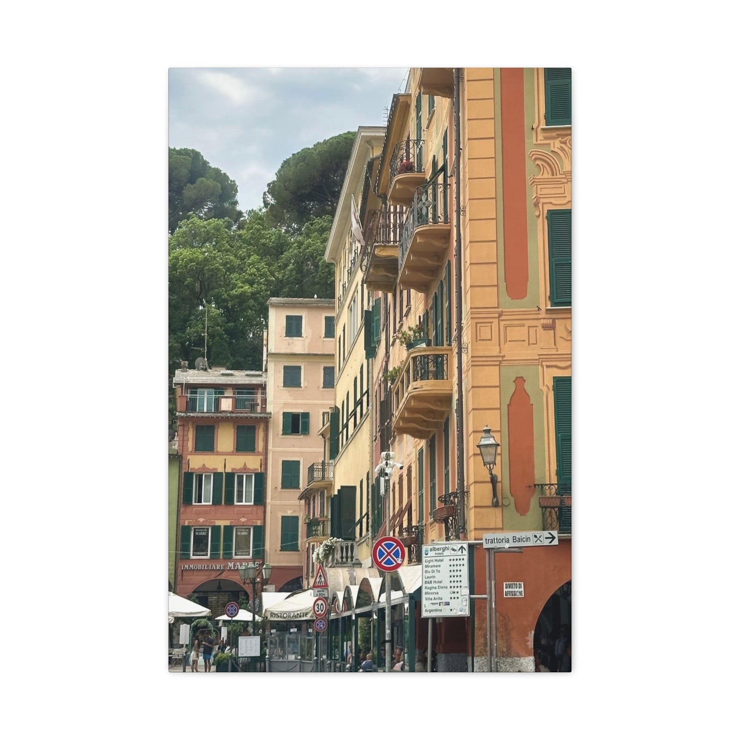 Italian Balcony Wall Decor, Home Decor, Gift for Art Lovers, Cozy Aesthetic, Travel Inspiration