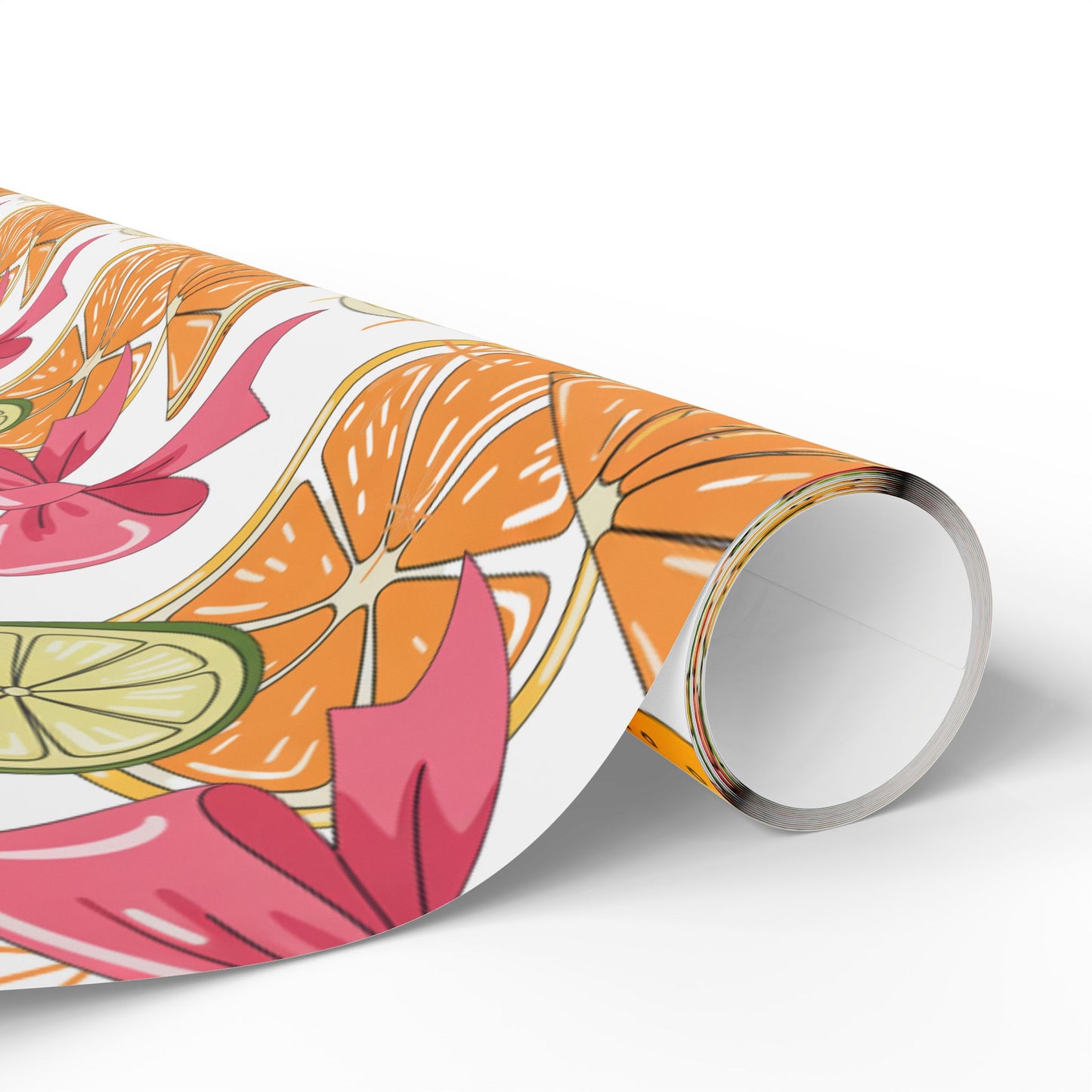 Vibrant Citrus Wrapping Paper, Colorful Gift Wrap, Holiday Decor, Celebration Wrap, Party Supplies, Crafting Paper