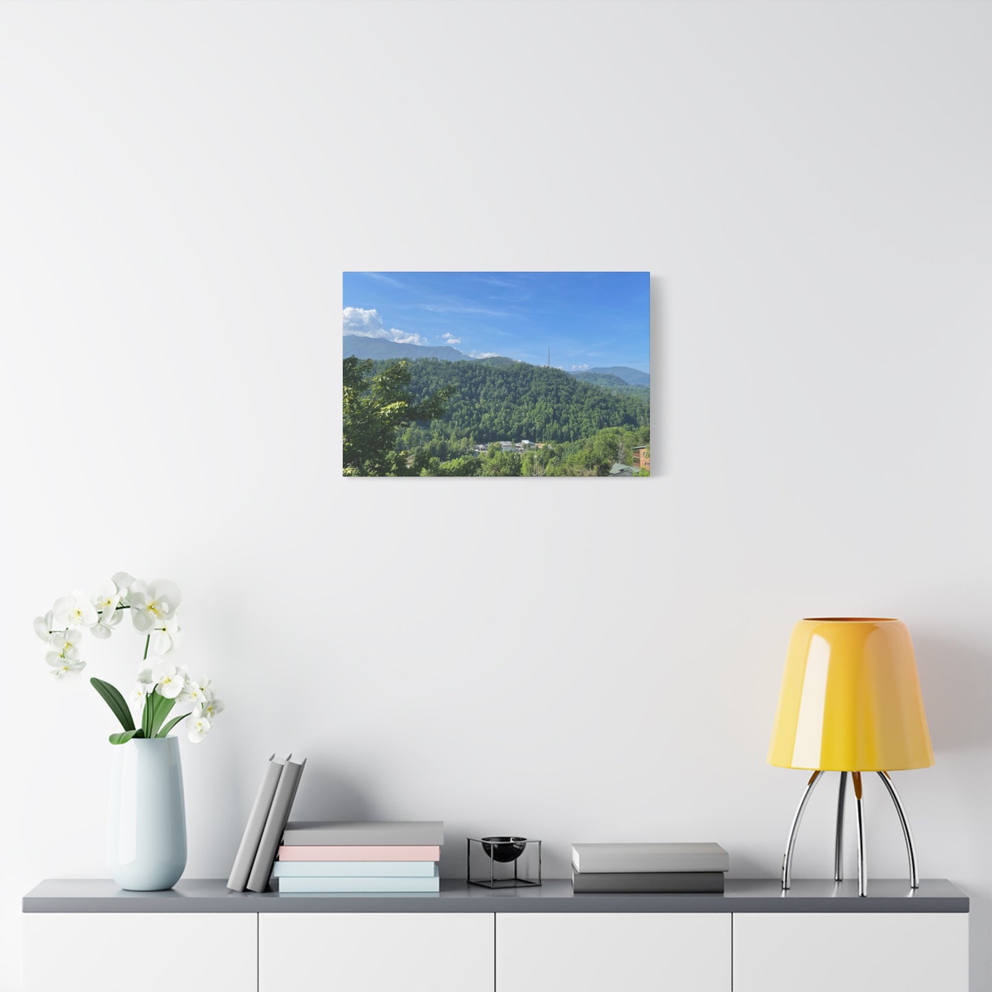 Scenic Matte Canvas Wall Art, Nature Decor, Mountain Landscape, Home Gallery, Gift Idea, Wall Decor