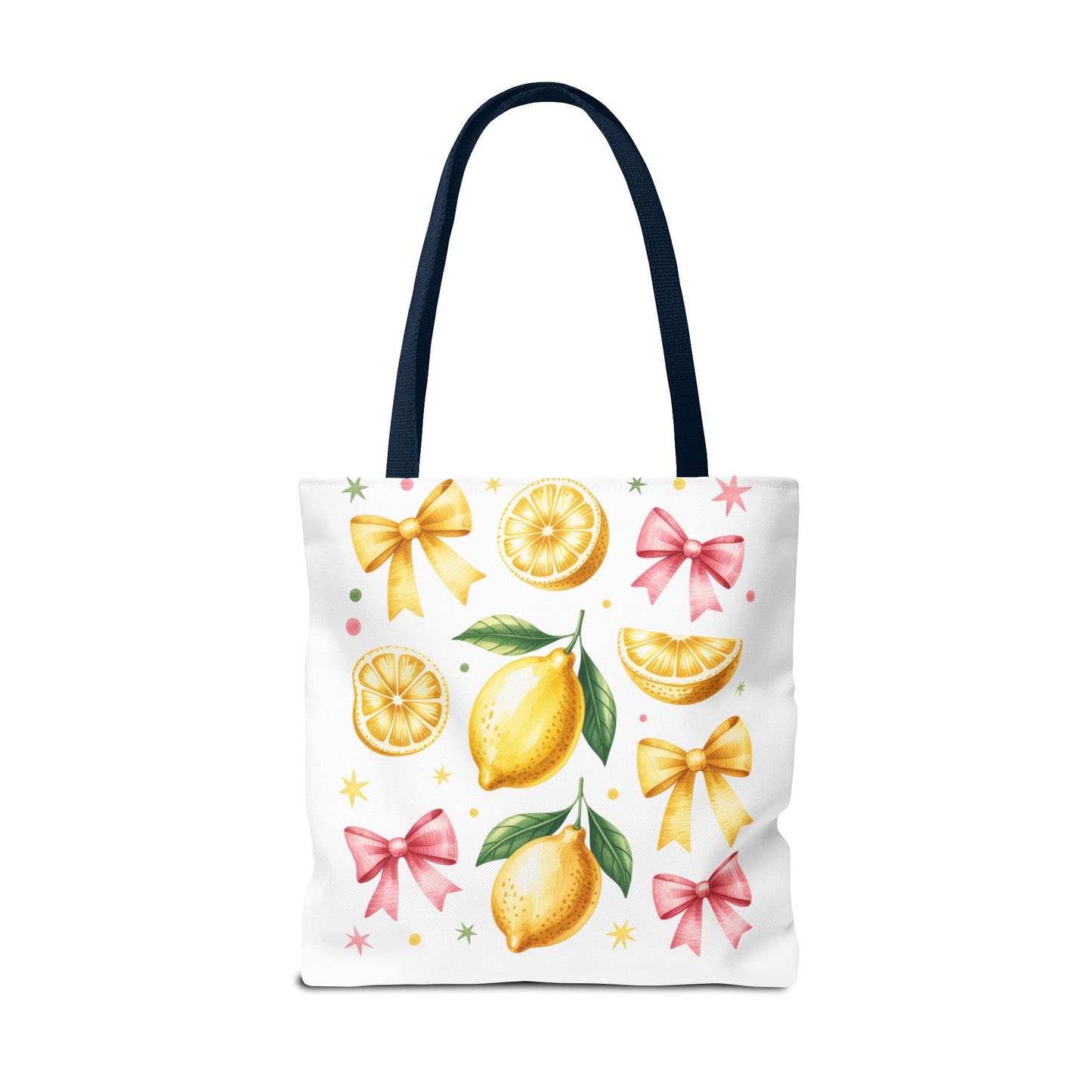 Lemon-Themed Tote Bag, Cute Duck Design Tote, Summer Accessory, Gift for Her, Reusable Shopping Bag, Fun and Functional