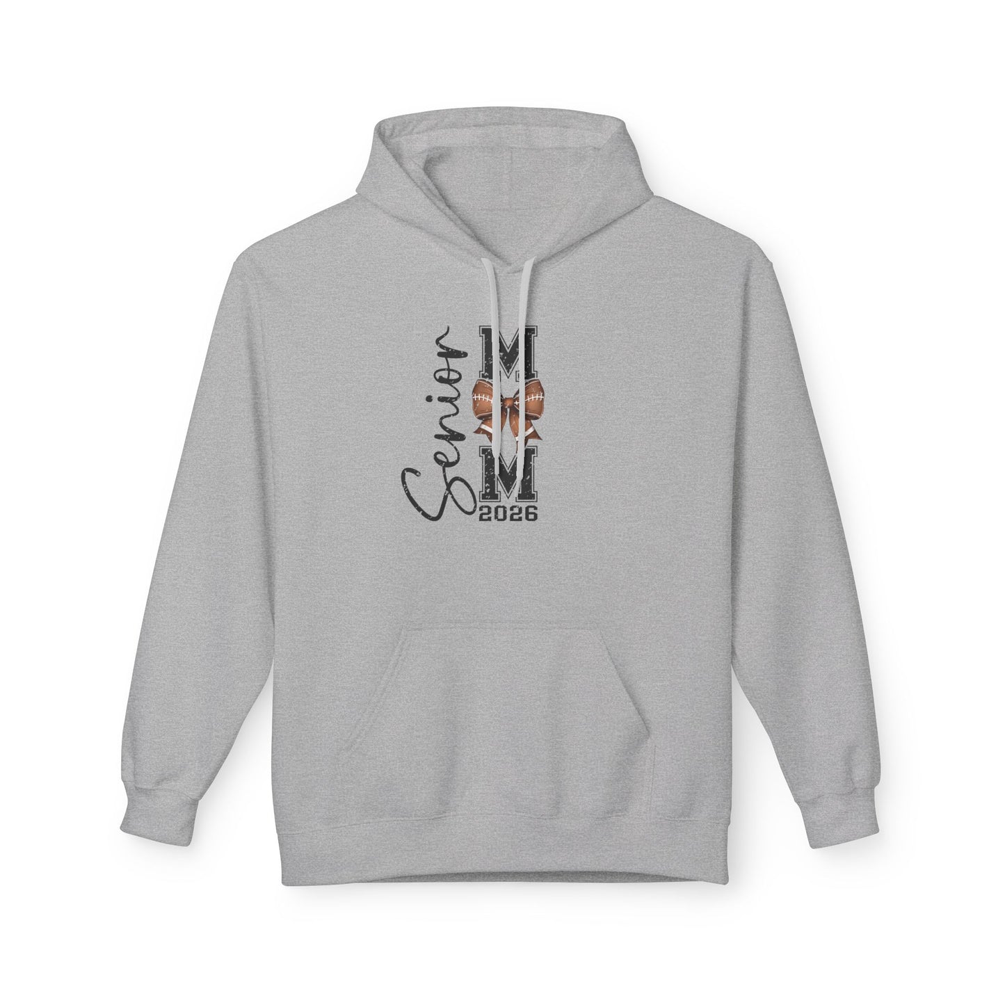 2026 Senior Football Mom, Fleece Hoodie,