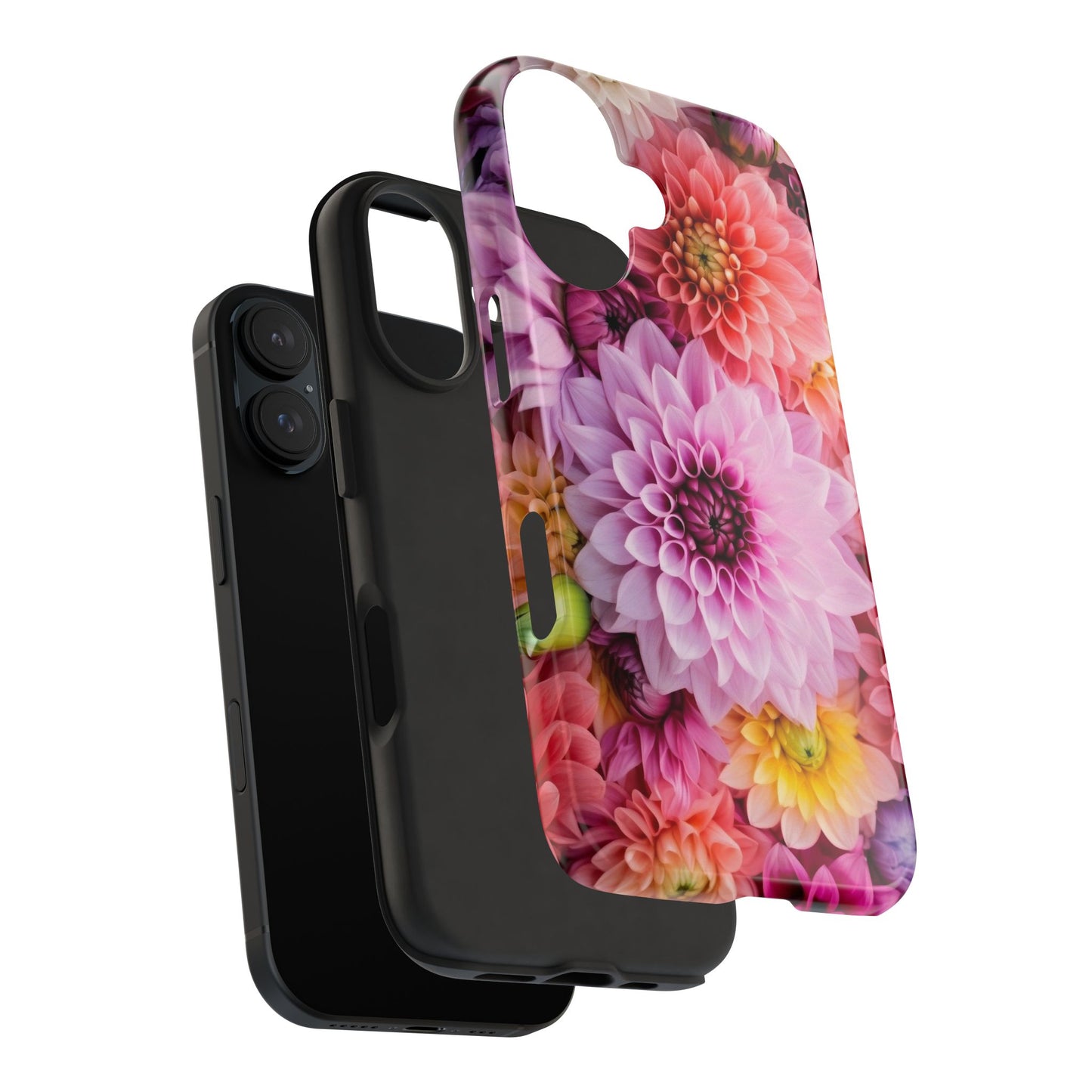 Floral Tough Phone Cases, Durable Phone Cover, Flower Print Case, Gift for Her, Spring Accessories, Custom Phone Case