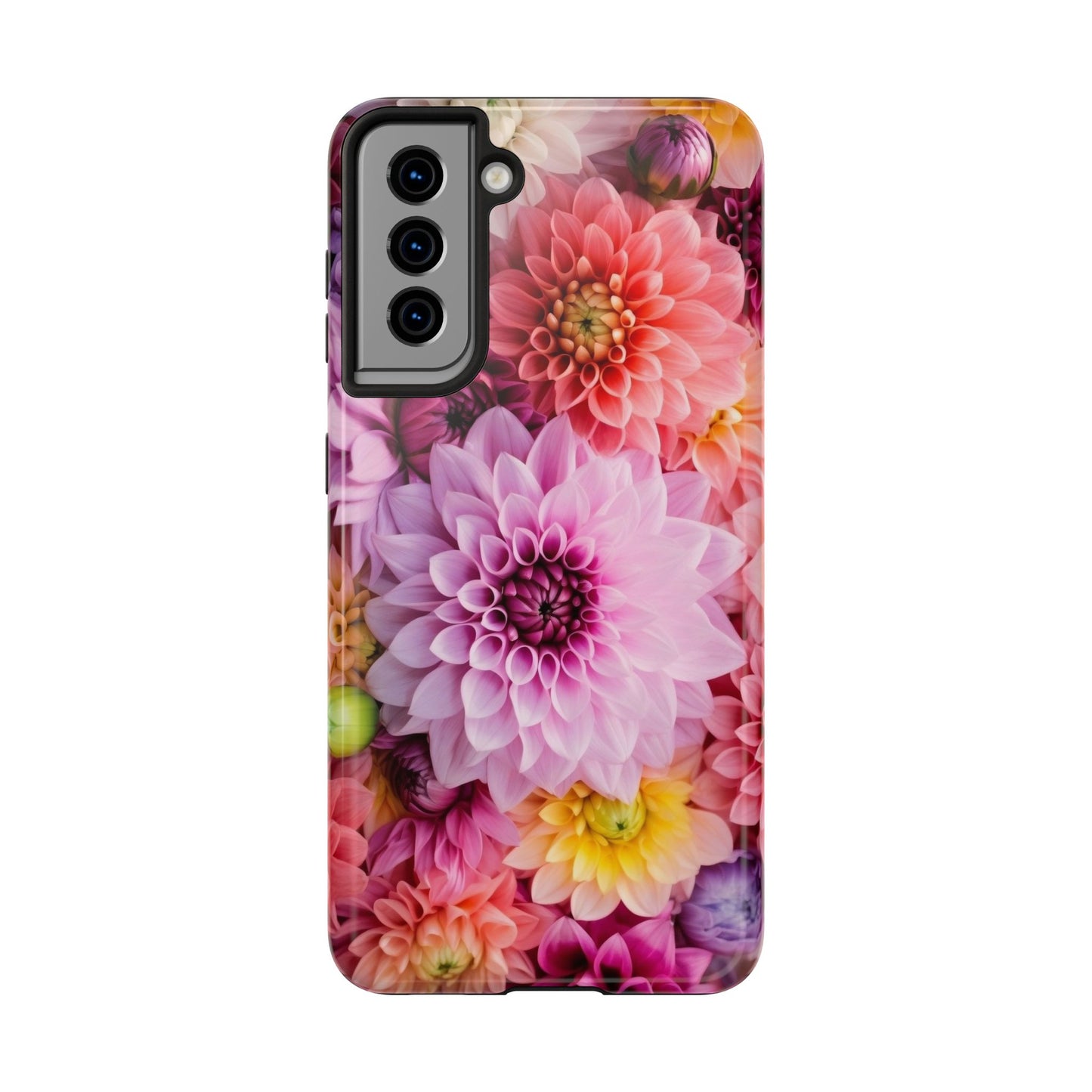 Floral Tough Phone Cases, Durable Phone Cover, Flower Print Case, Gift for Her, Spring Accessories, Custom Phone Case