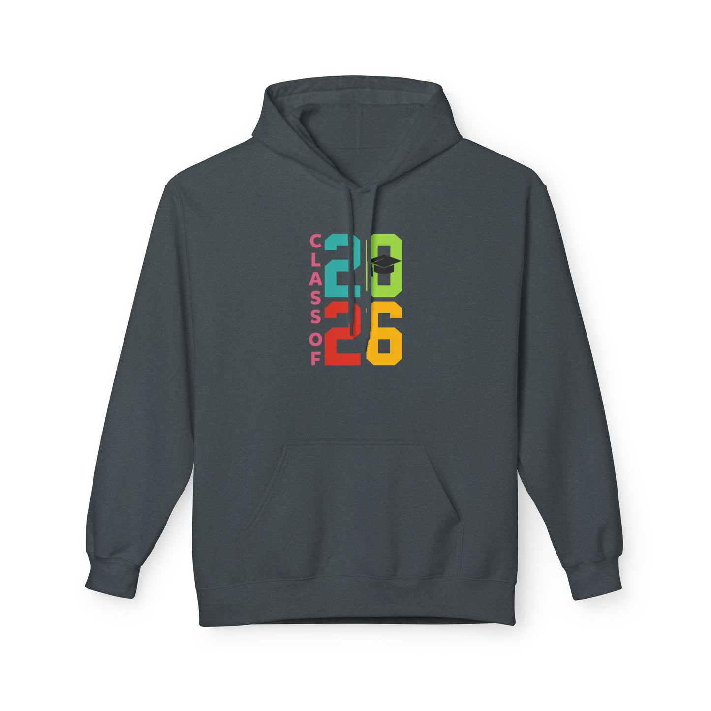 Class of 2026 Unisex Fleece Hoodie, Graduation Gift, College Bound Apparel, Cozy Layer, Student Spirit Wear