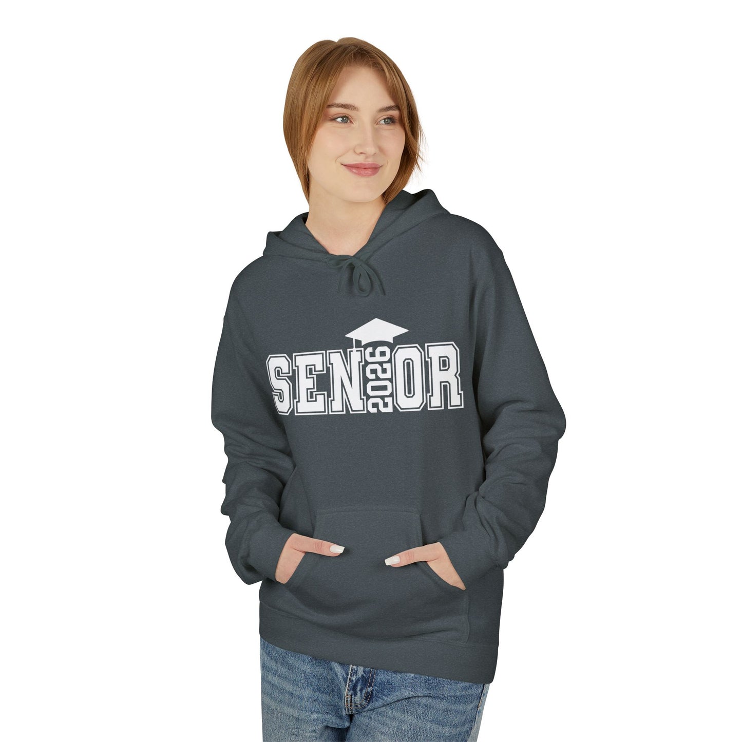 Senior Fleece Hoodie, Cozy Graduation Gift, Class of 2024 Sweatshirt, Unisex Hoodie, Senior Spirit Wear, Comfortable Casual Wear