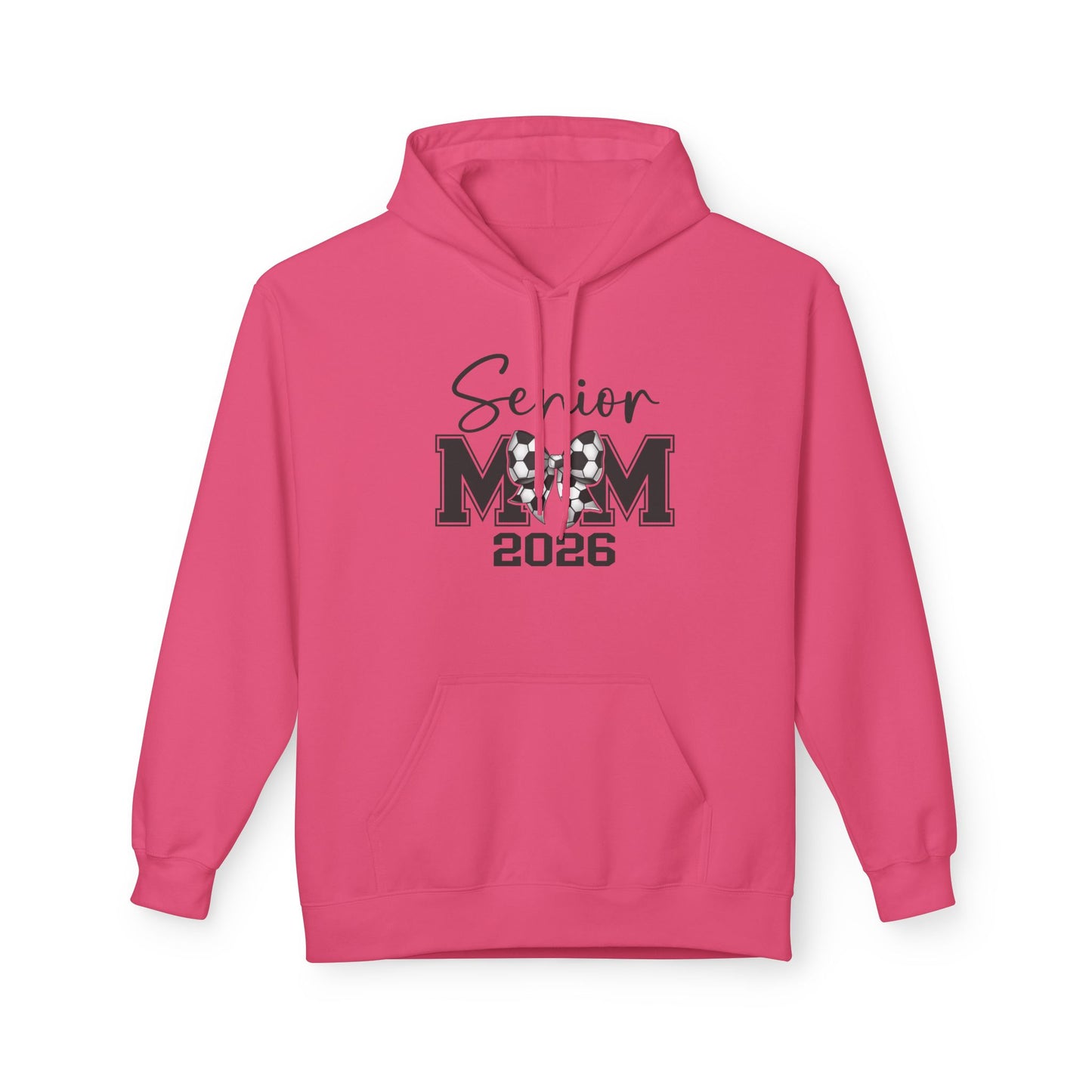 Senior Soccer Mom 2026 Midweight Fleece Hoodie,