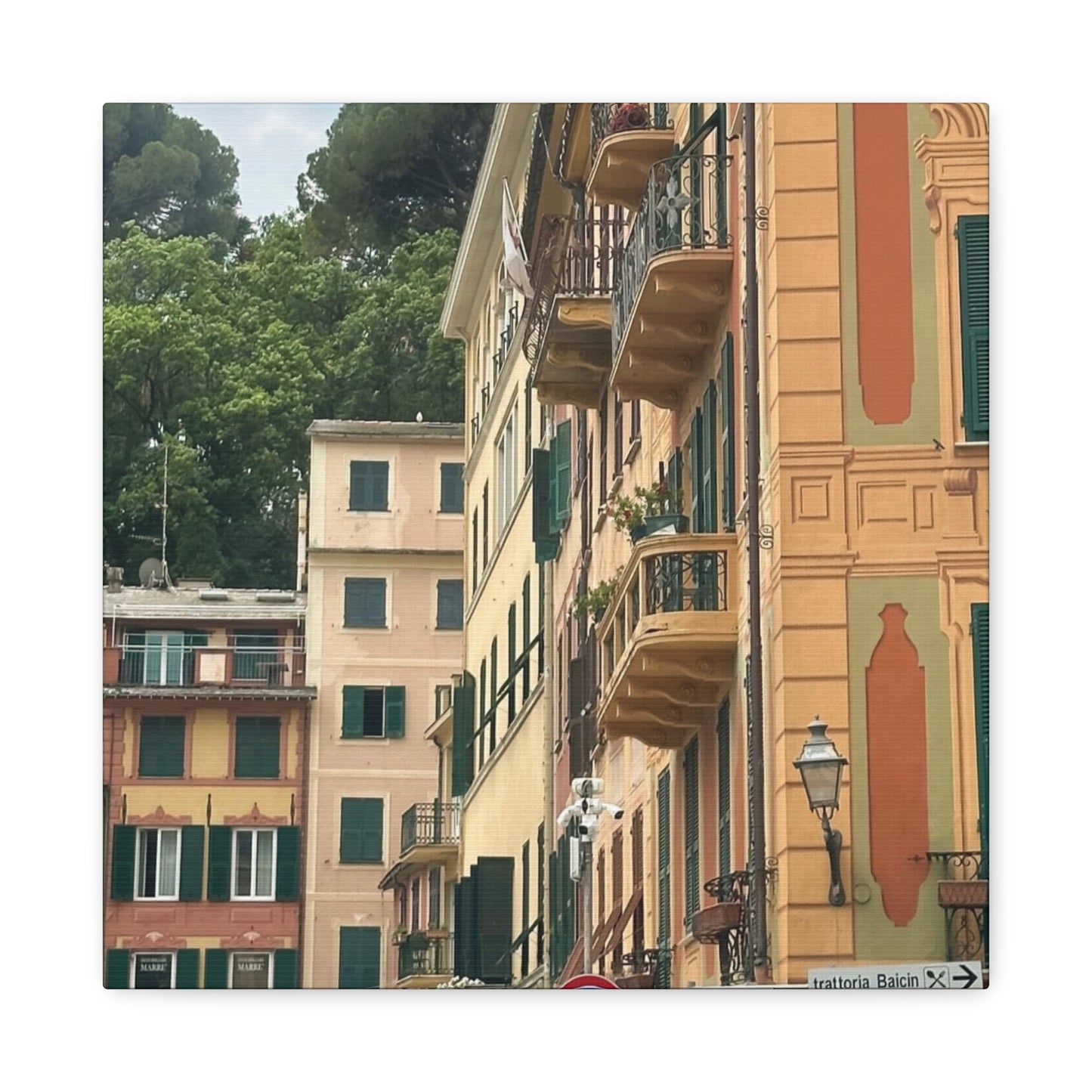 Italian Balcony Wall Decor, Home Decor, Gift for Art Lovers, Cozy Aesthetic, Travel Inspiration