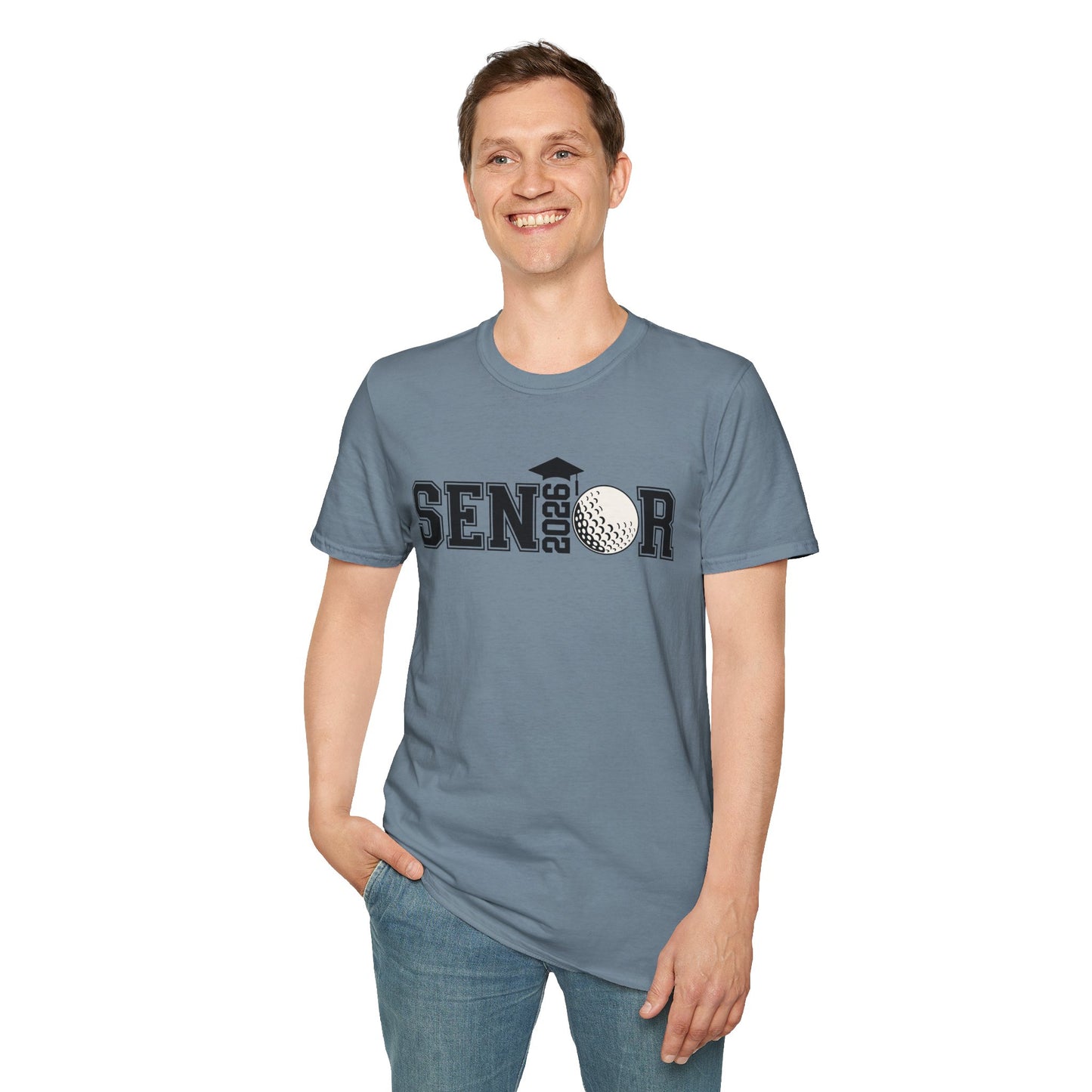 Senior Golf 2026 Unisex T-Shirt – Graduation Tee, Senior Shirt, Gift for Graduates, Class of 2026 Merchandise, Cool Casual Wear