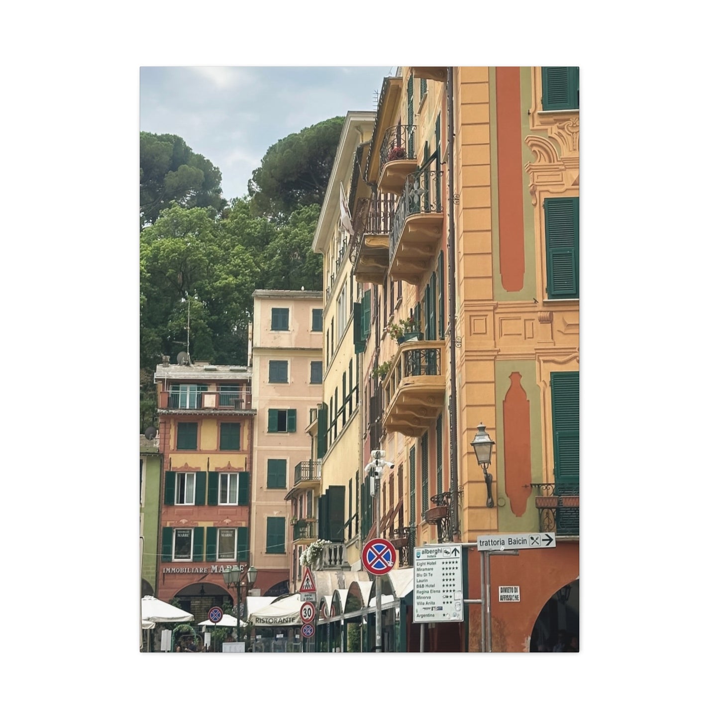 Italian Balcony Wall Decor, Home Decor, Gift for Art Lovers, Cozy Aesthetic, Travel Inspiration