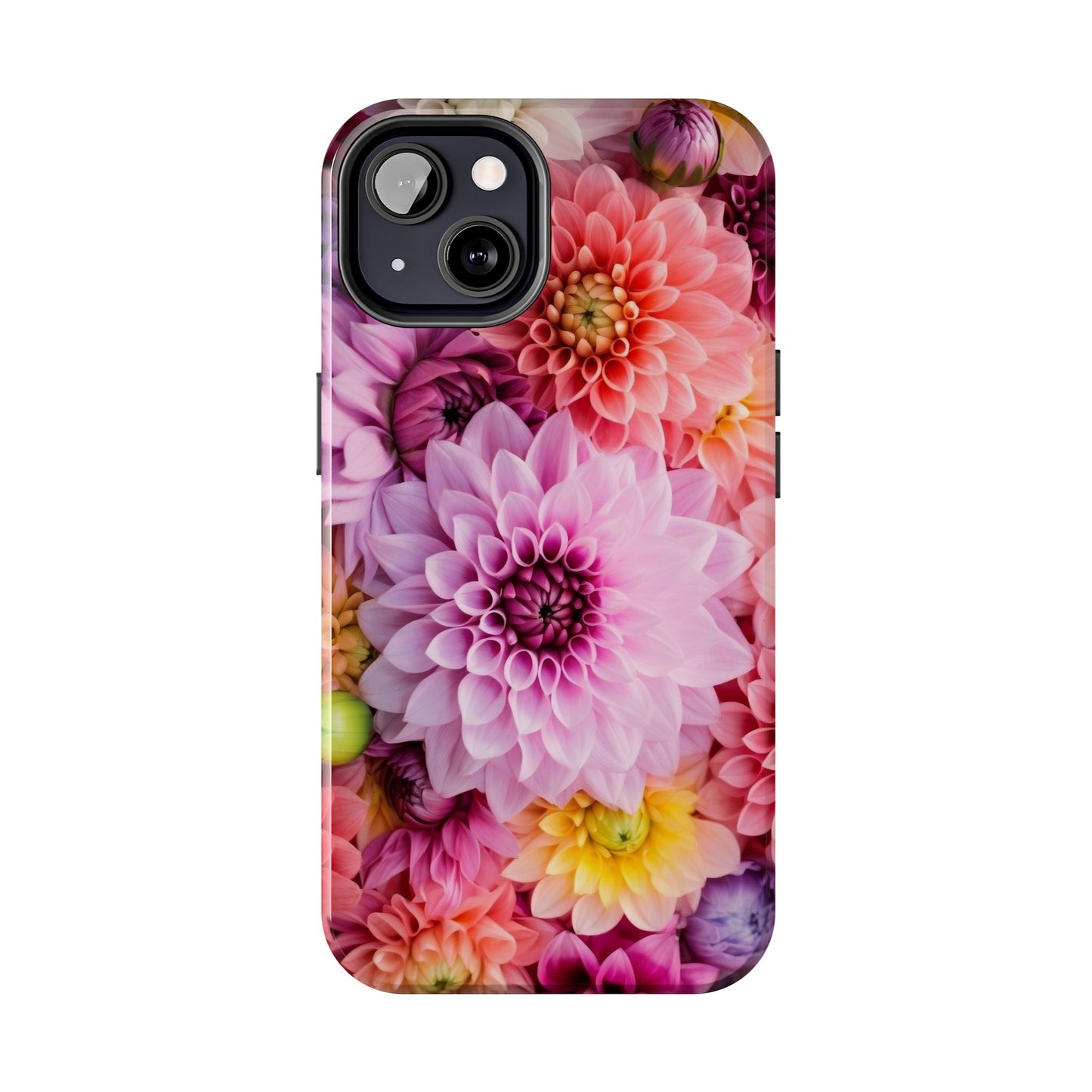 Floral Tough Phone Cases, Durable Phone Cover, Flower Print Case, Gift for Her, Spring Accessories, Custom Phone Case