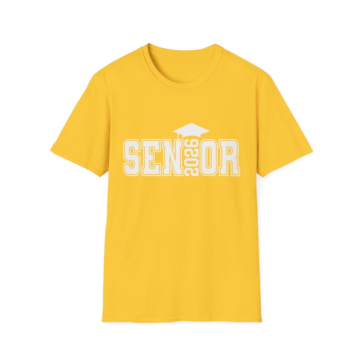Class of 2026 Senior T-Shirt, Graduation Tee, Unisex Softstyle Shirt for Graduates, Perfect for Parties and Celebrations, Gift for Seniors
