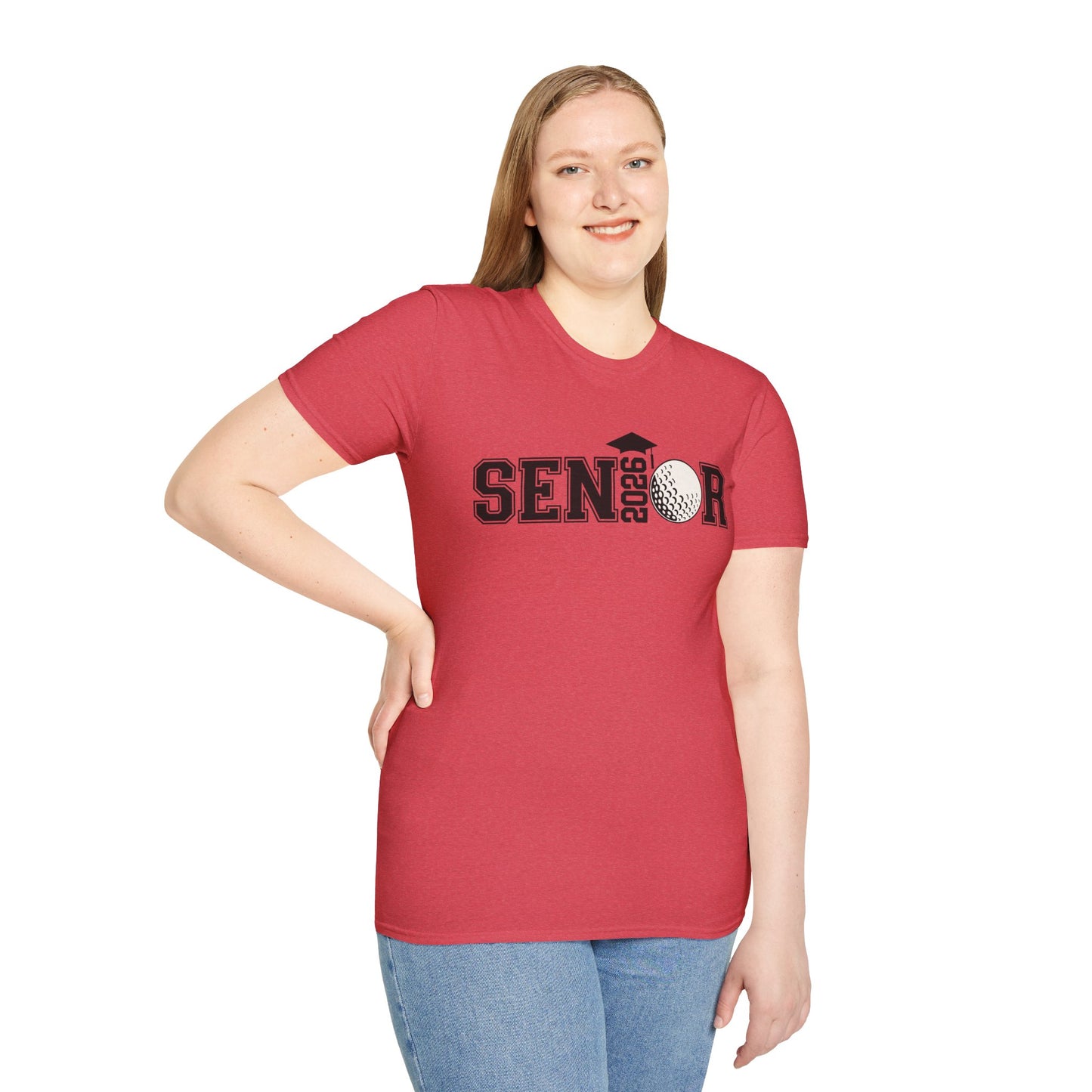 Senior Golf 2026 Unisex T-Shirt – Graduation Tee, Senior Shirt, Gift for Graduates, Class of 2026 Merchandise, Cool Casual Wear