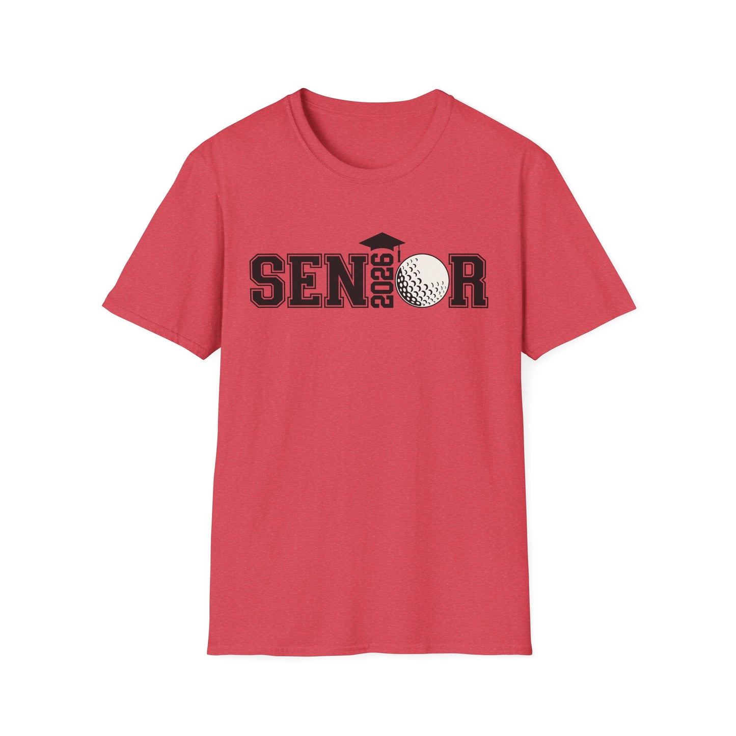 Senior Golf 2026 Unisex T-Shirt – Graduation Tee, Senior Shirt, Gift for Graduates, Class of 2026 Merchandise, Cool Casual Wear