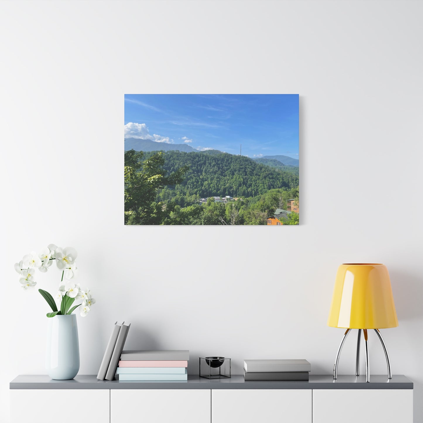 Scenic Matte Canvas Wall Art, Nature Decor, Mountain Landscape, Home Gallery, Gift Idea, Wall Decor