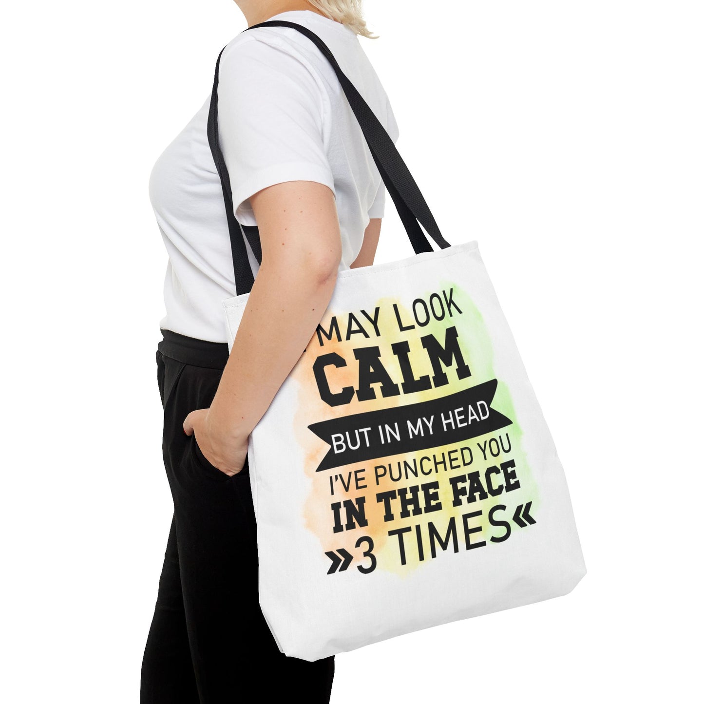 Humorous Tote Bag, Funny Gift for Friends, Everyday Use, Shopping Bag, Motivational Quote, Office Humor, Unique Present