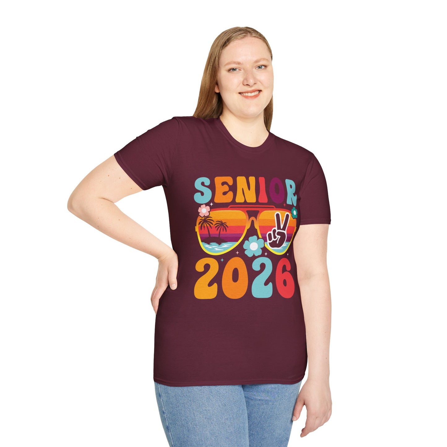 2026 Senior T-Shirt, Unisex Softstyle Tee, Graduation Gift, Summer Vibes Shirt, Class of 2026, Senior Celebration Apparel