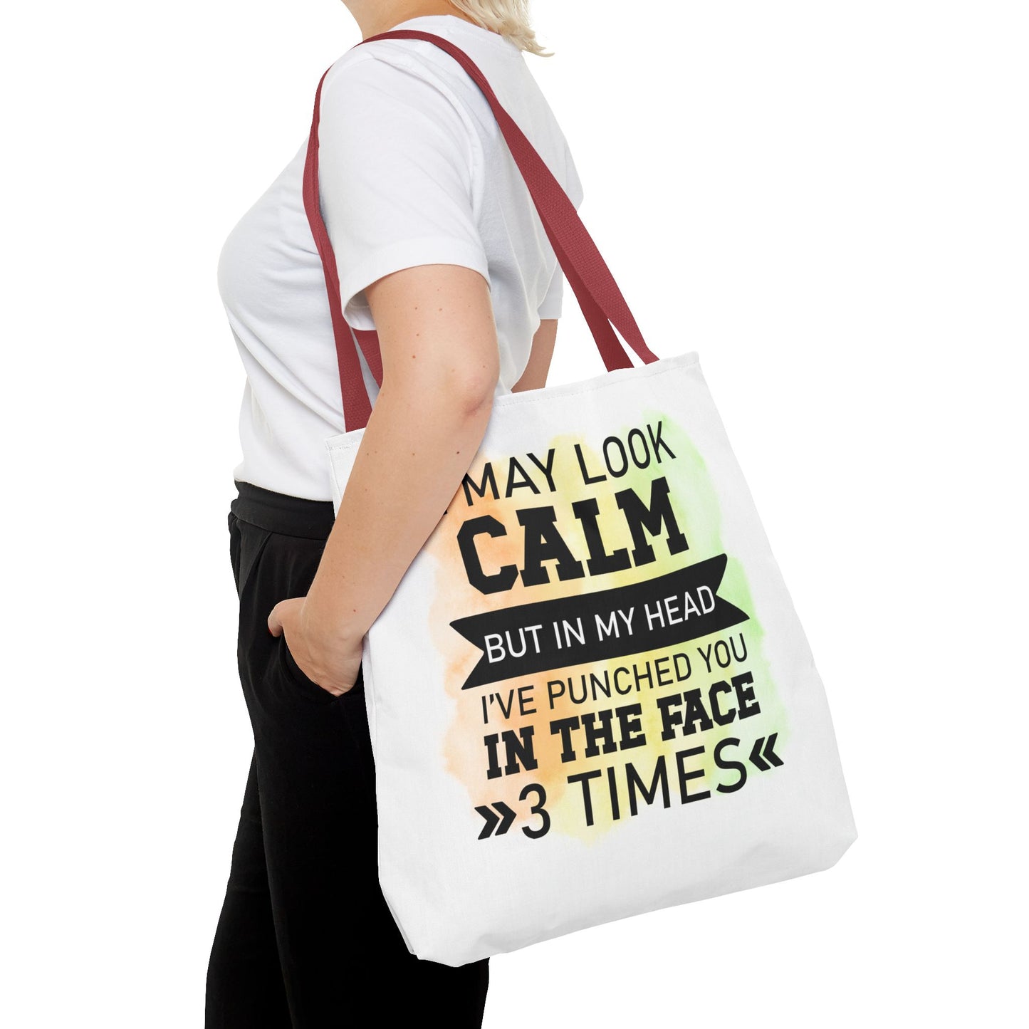 Humorous Tote Bag, Funny Gift for Friends, Everyday Use, Shopping Bag, Motivational Quote, Office Humor, Unique Present