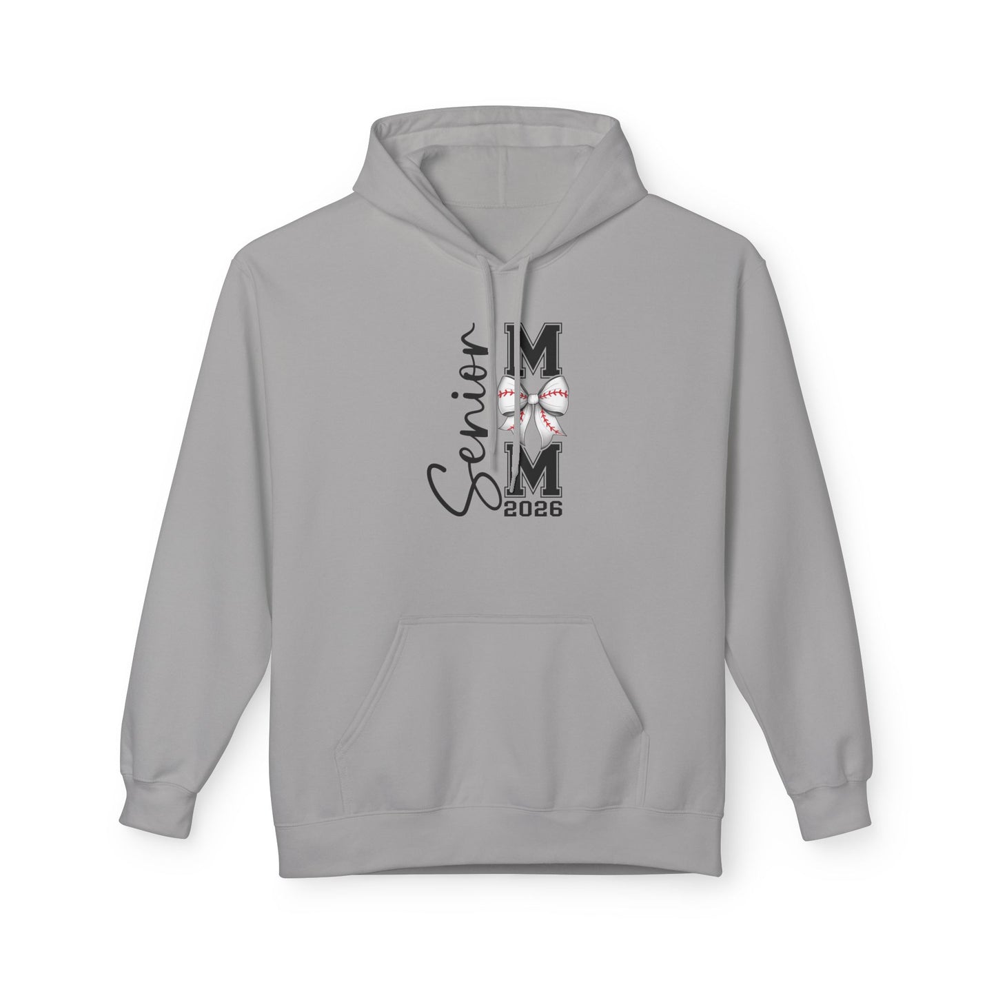 2026 Senior Baseball Mom Fleece Hoodie