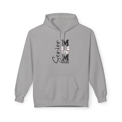 2026 Senior Baseball Mom Fleece Hoodie