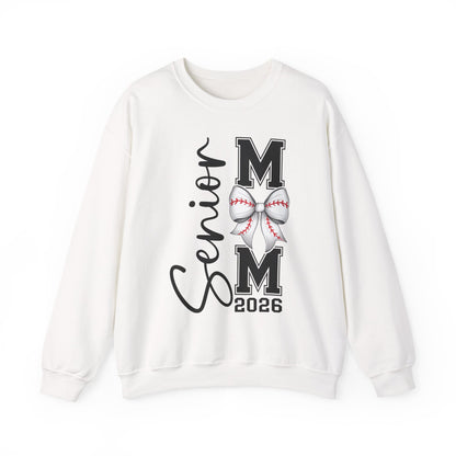 Senior Baseball Mom 2026 Crewneck Sweatshirt