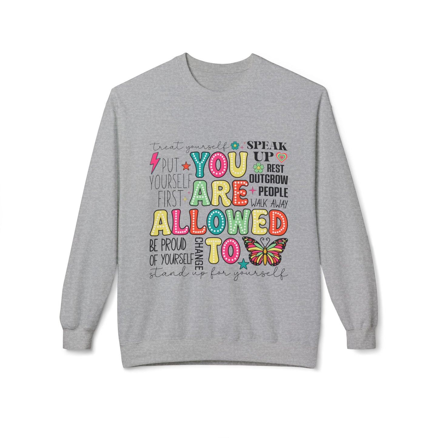 Retro You Area Allowed To -  Crewneck Sweatshirt