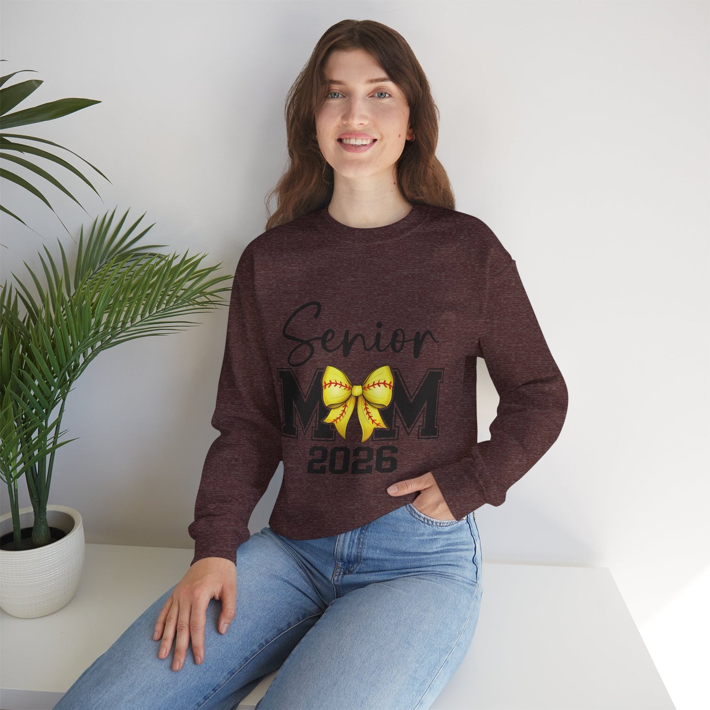 Senior Softball Mom 2026 Sweatshirt