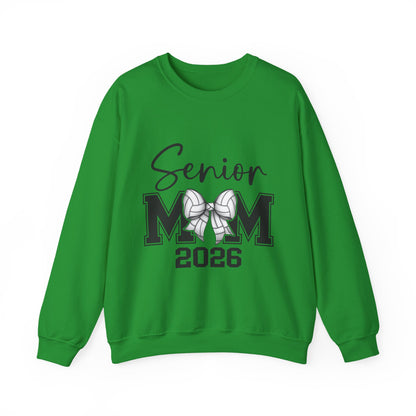 Senior Volleyball Mom 2026 Crewneck Sweatshirt