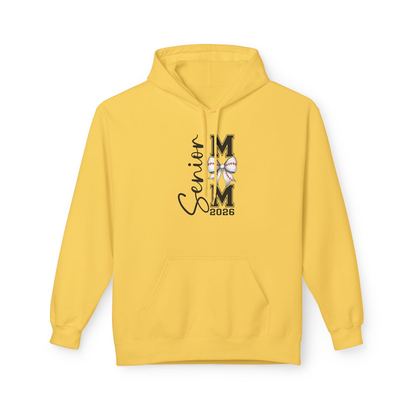 2026 Senior Baseball Mom Fleece Hoodie