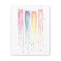 Pastel Drip Colorful Bow Decor