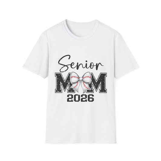 Senior Mom 2026 Baseball T-Shirt