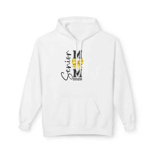 Cozy Senior Mom Softball 2026 Hoodie |