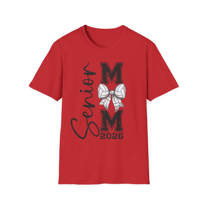 Senior Volleyball Mom 2026 Unisex Softstyle T-Shirt