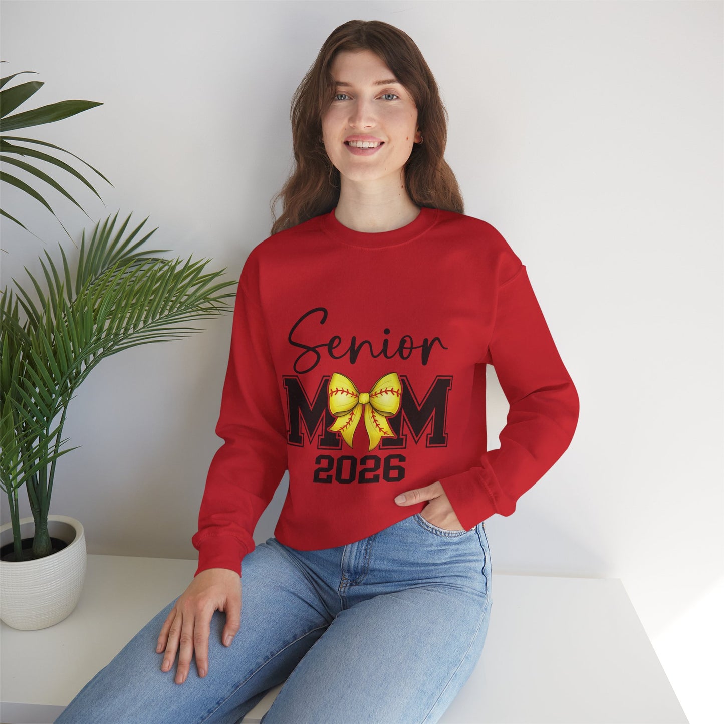 Senior Softball Mom 2026 Sweatshirt