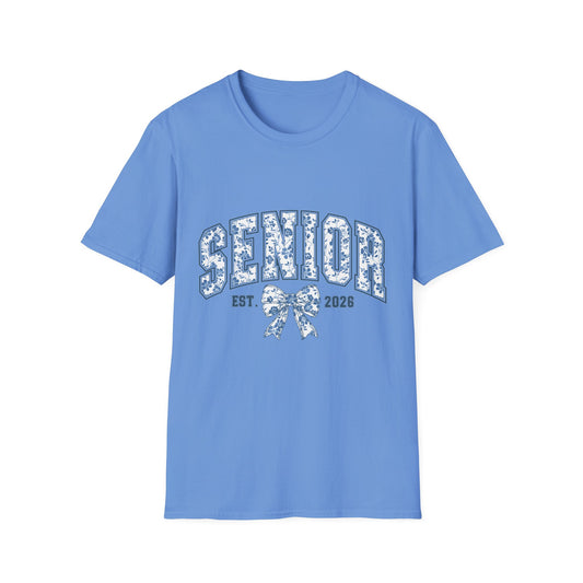 Senior 2026 with Bow-Unisex Softstyle T-Shirt