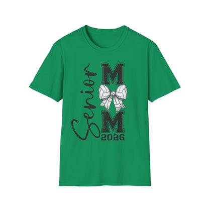 Senior Volleyball Mom 2026 Unisex Softstyle T-Shirt