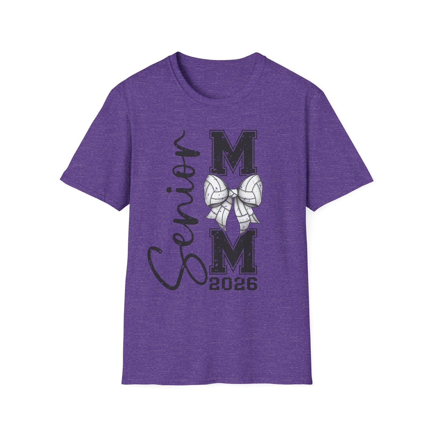 Senior Volleyball Mom 2026 Unisex Softstyle T-Shirt