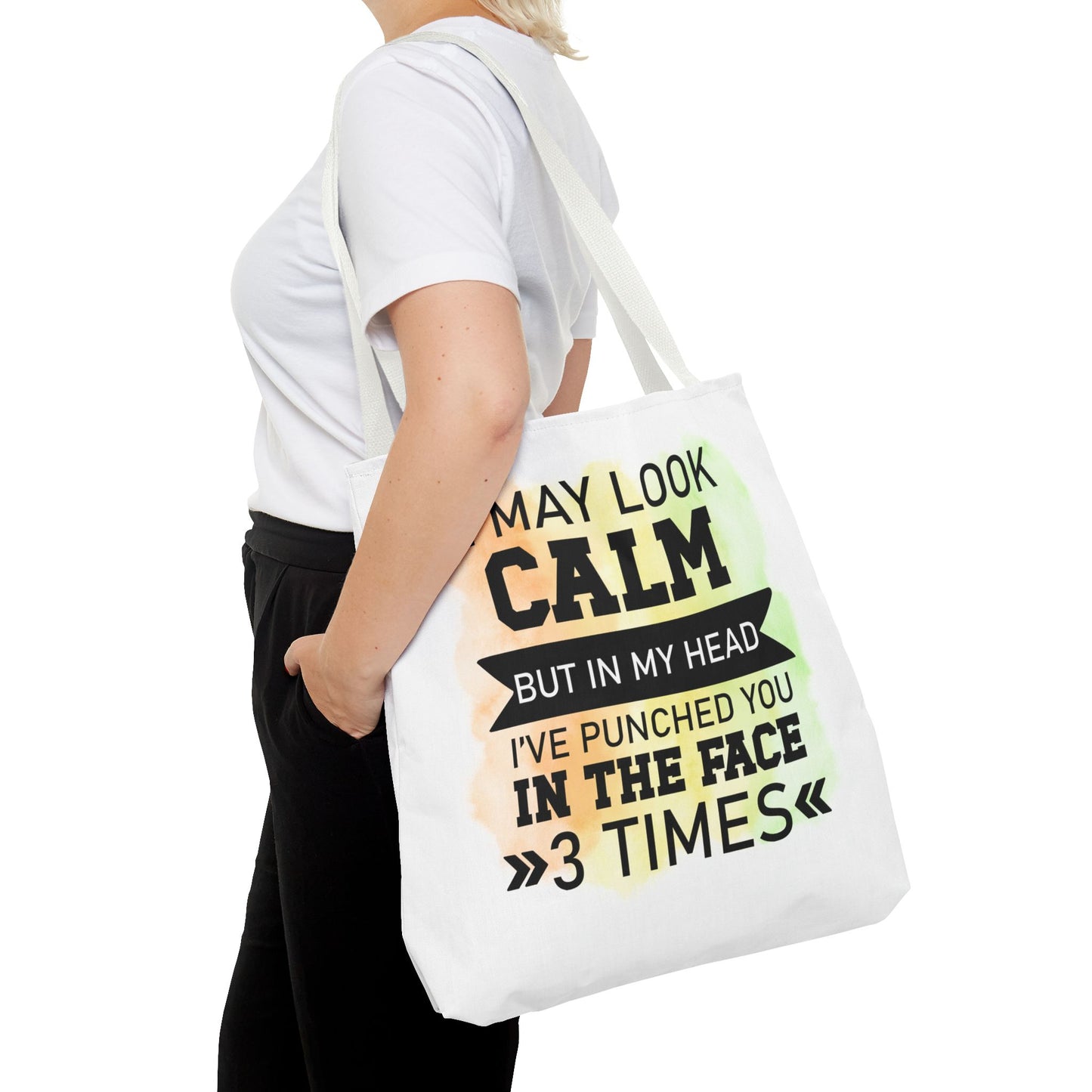 Humorous Tote Bag, Funny Gift for Friends, Everyday Use, Shopping Bag, Motivational Quote, Office Humor, Unique Present