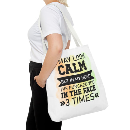 Humorous Tote Bag, Funny Gift for Friends, Everyday Use, Shopping Bag, Motivational Quote, Office Humor, Unique Present
