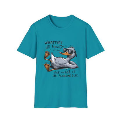 Whatever Life Throws - Duck Softstyle T-Shirt