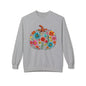 Floral Pumpkin Sweatshirt for Cozy Autumn Vibes, Unisex Fleece Crewneck, Perfect for Fall Celebrations, Gift for Halloween, [...]