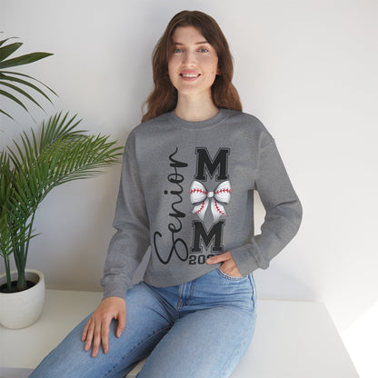 Senior Baseball Mom 2026 Crewneck Sweatshirt