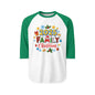 Christmas Family Raglan Shirt, Festive Gift for Holidays, Unisex Holiday Shirt, Family Reunion, Matching Outfits, 2025 Celebration