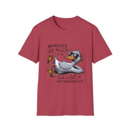 Whatever Life Throws - Duck Softstyle T-Shirt