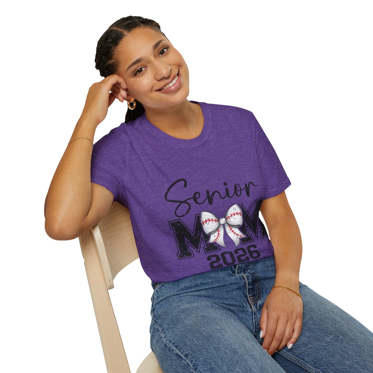 Senior Mom 2026 Baseball T-Shirt