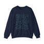 Christmas Doodle Line Festive Winter Crewneck Sweatshirt – Cozy Holiday Apparel for All Occasions, Perfect Gift for Christmas, Family Gatherings, Casual Outings