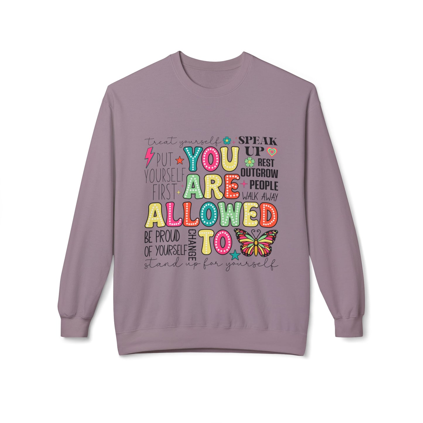 Retro You Area Allowed To -  Crewneck Sweatshirt