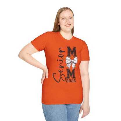 Senior Volleyball Mom 2026 Unisex Softstyle T-Shirt