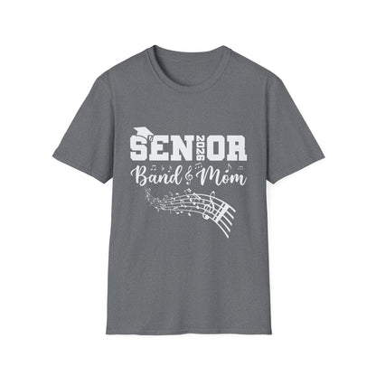 Senior Band Mom 2026 T-Shirt, Unisex Softstyle