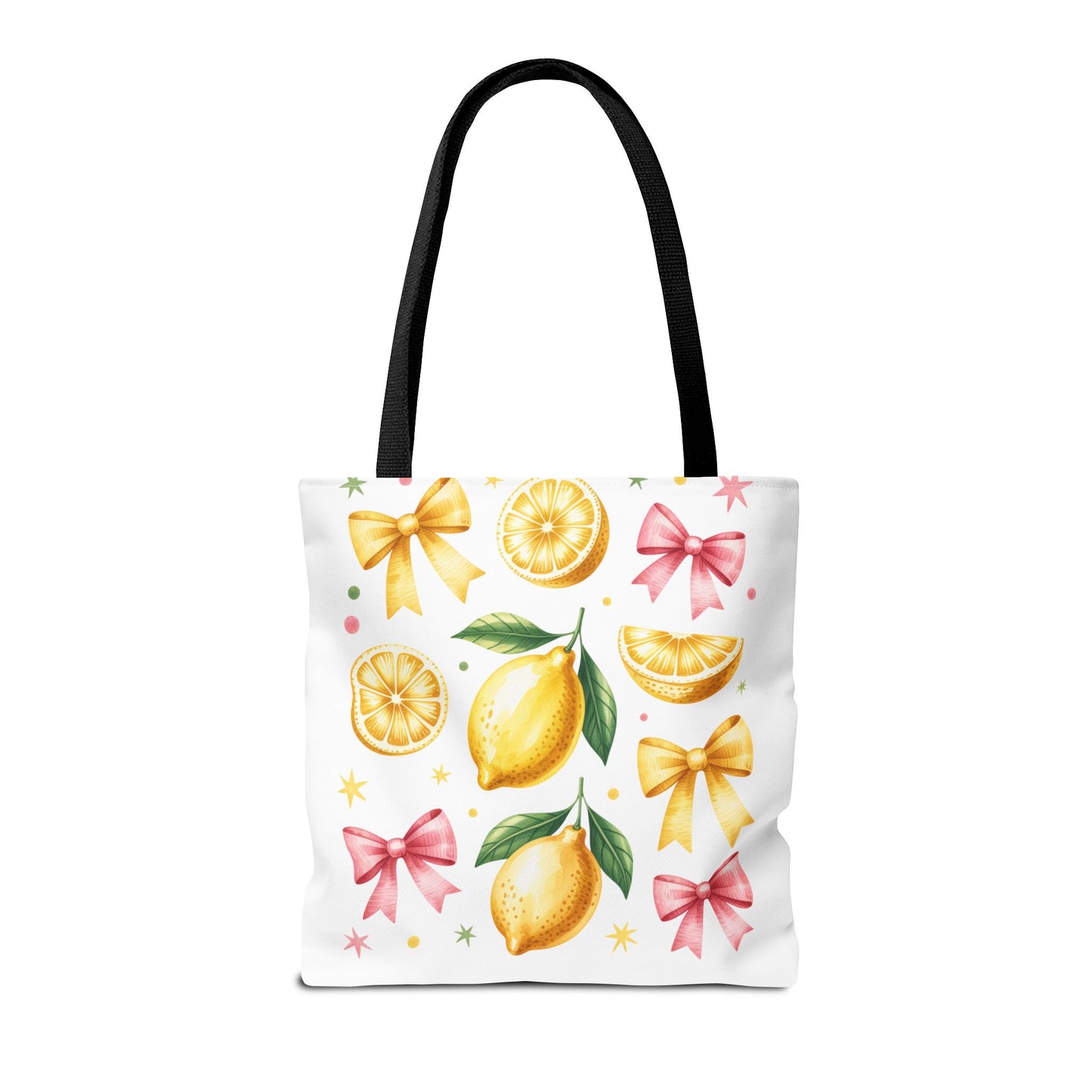 Lemon-Themed Tote Bag, Cute Duck Design Tote, Summer Accessory, Gift for Her, Reusable Shopping Bag, Fun and Functional