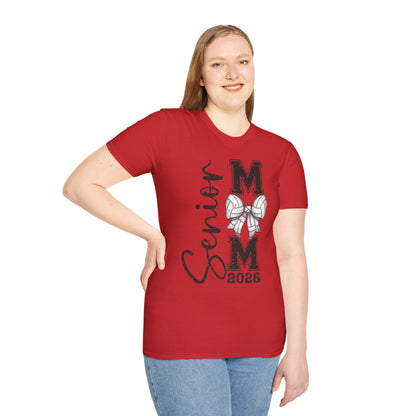 Senior Volleyball Mom 2026 Unisex Softstyle T-Shirt